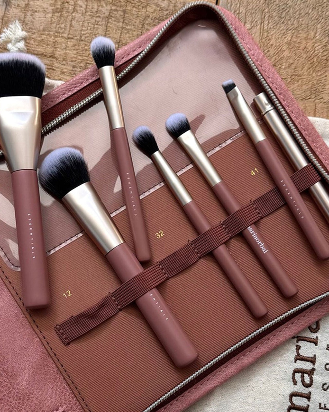 Neceser de brochas "Brownie Pink"