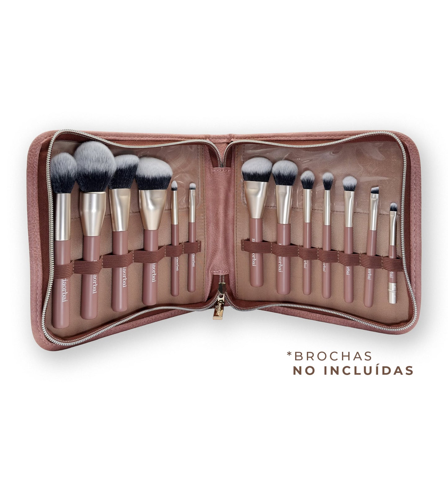 Neceser de brochas "Brownie Pink"